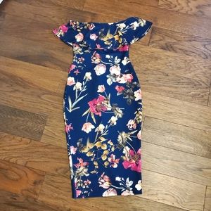 Midi floral dress